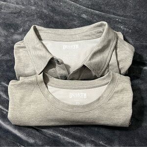 Duluth Trading LOT Polo/Short Sleeve Shirts Men's Size 2XL Relaxed Fit Gray